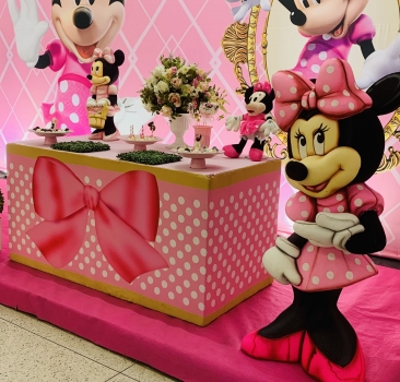 Festa tema Minnie Rosa